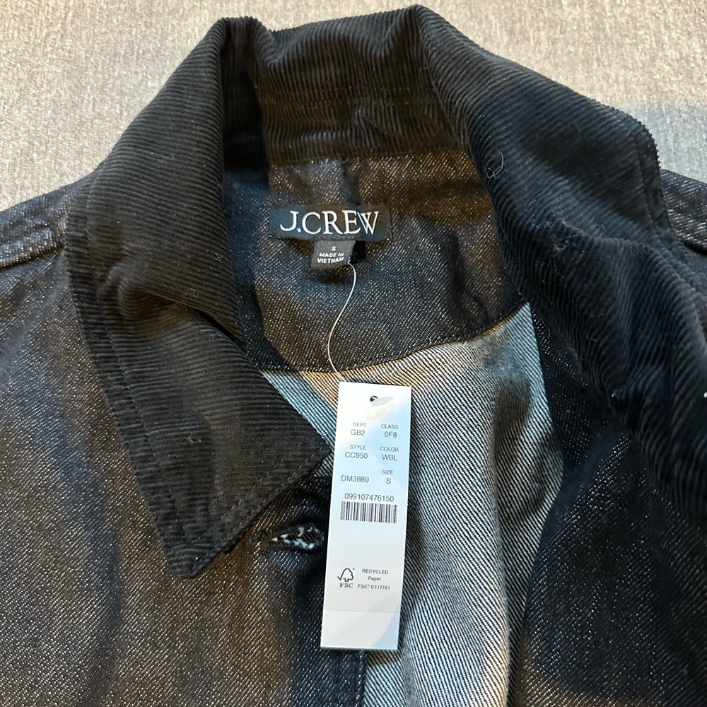 J.Crew Denim Barn Jacket size small NWT - Picture 6 of 7